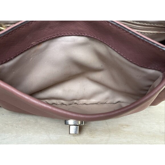 COACH MADISON SADIE SAFFIANO LEATHER SATCHEL BAG PURSE PINK MAUVE 27350 - Picture 16 of 16